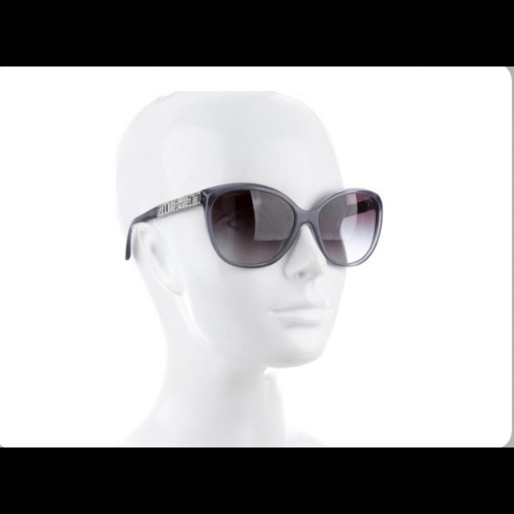 🤍$650. Chanel Top of the line Iconic “Bijou” Trans. Gray with Strass Crystals!